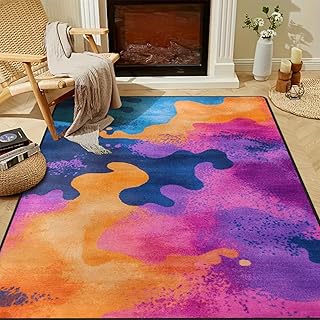 18 Colorful Living Room Decor Ideas That Feel Bold but Tasteful 45 Modern Abstract Washable 5x7 Area Rugs,Art Colorful Soft Carpet Non-Slip...