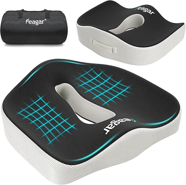 Feagar Cuscino Ergonomico Memory Foam con Fodera Lavabile