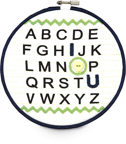 Pavilion Gift Company 38192bordado decorativo de pared, 634," I Love You alfabeto