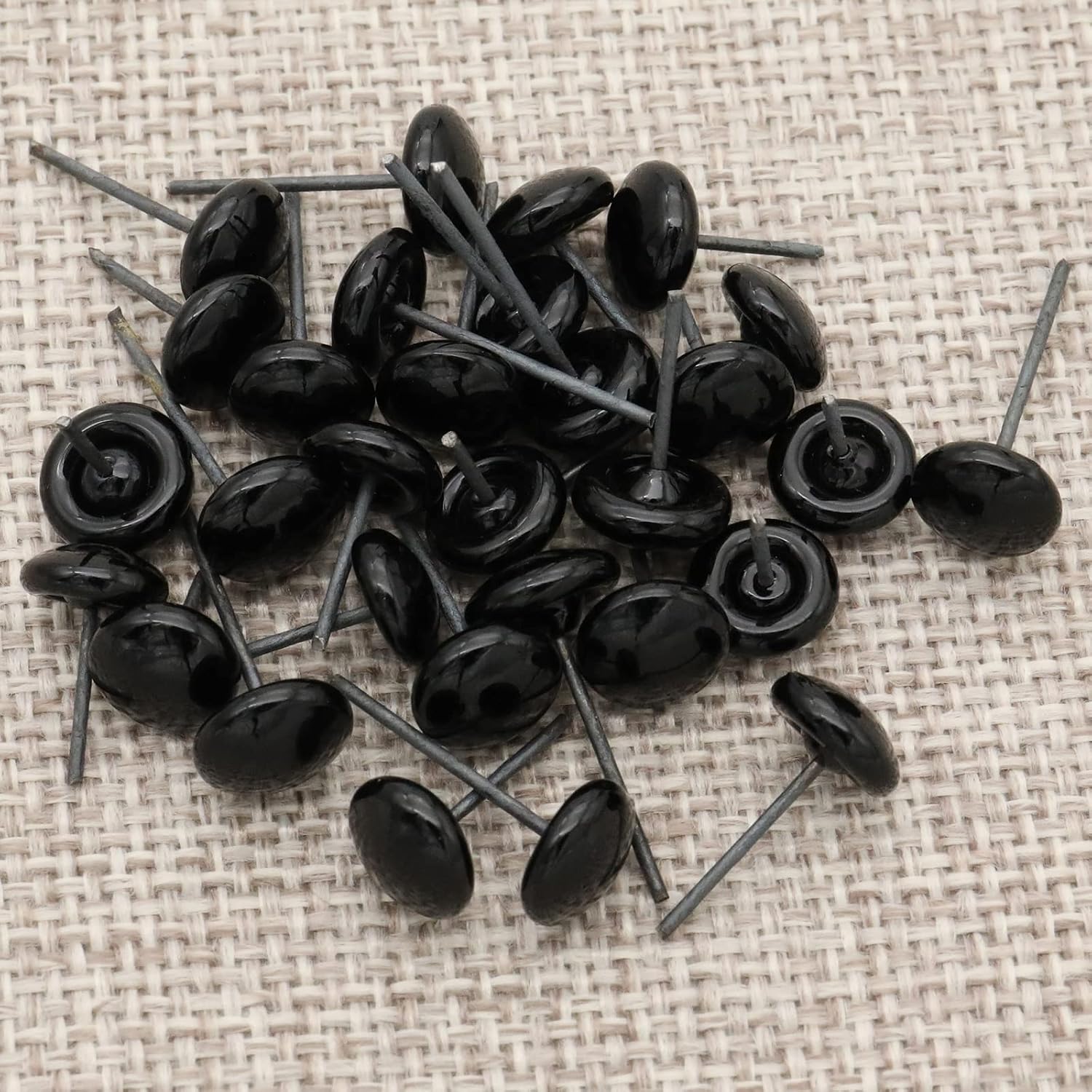 150Pcs Needle Felting Eyes mini Glass Black Eyes Kits for Teddy Puppets Dolls Wool Felting Crafts