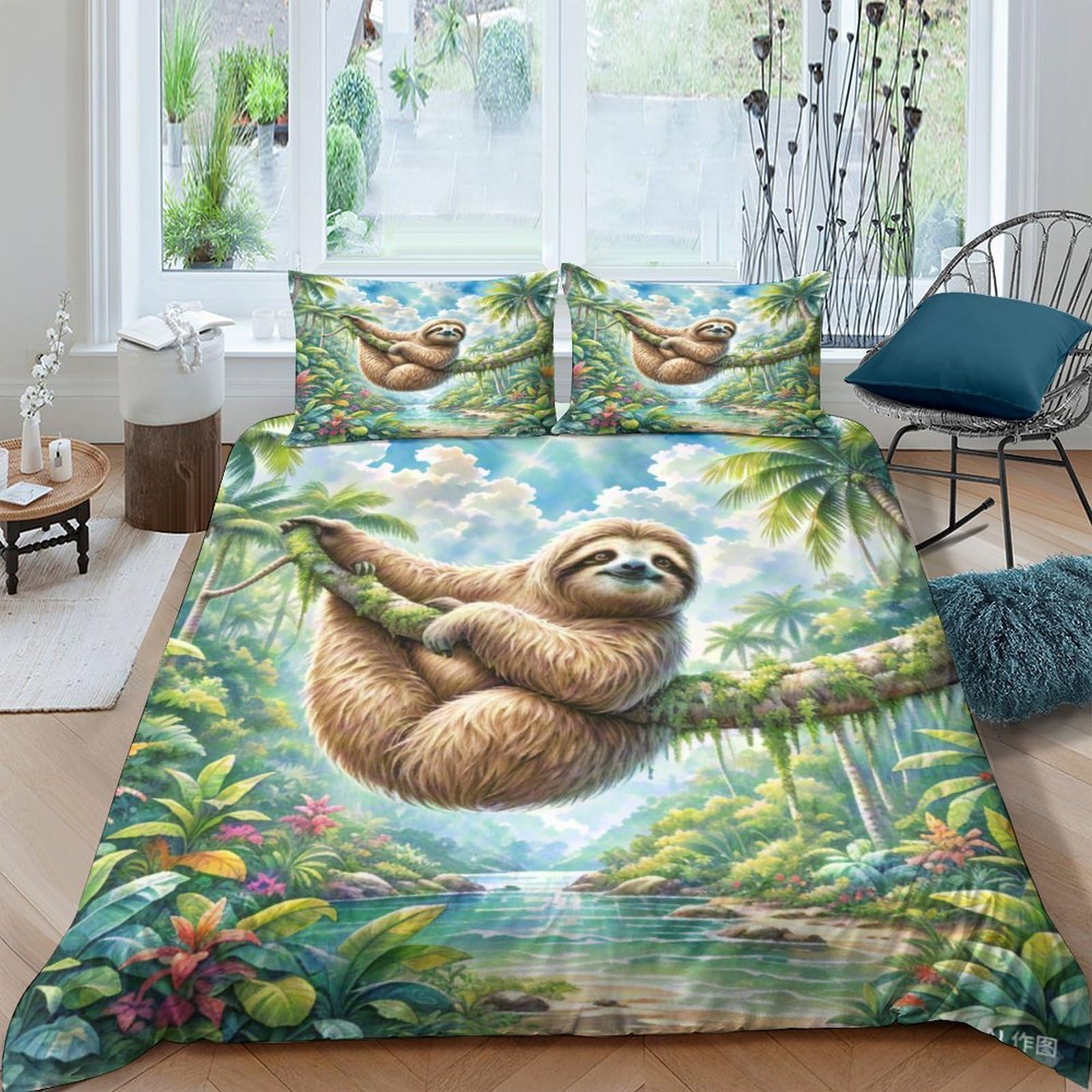 Linge de lit paresseux imprimé 3D pour créer un cocon de douceur dans la chambre