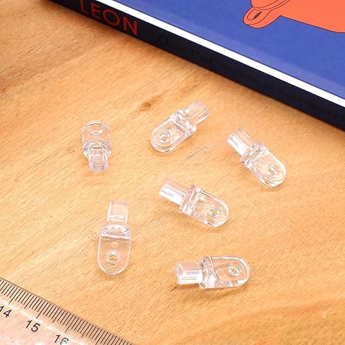 Miniatura 3 de 12 puntas de varilla inclinable de hardware, piezas de repuesto de persianas verticales para ventanas interiores de reparación transparente