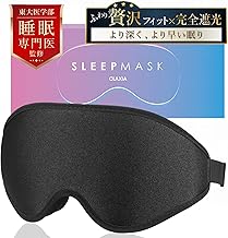 【 Recommended by Tokyo University Faculty of Medicine Sleep Specialist 】 Eye Mask Zero Gravity Fit 99.99% Complete Blackout Performance [International Standard ISO, FDA Certified] Sleep/Travel Use