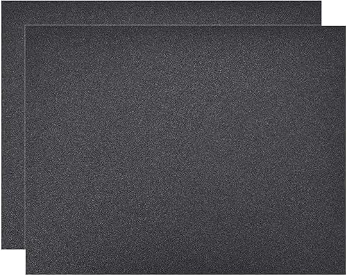 Miniatura 26 de uxcell Hojas de lijado de grano 360 de 9 x 11 pulgadas, papel de lija de carburo de silicio húmedo y seco para muebles de madera, pulido de metal, 5