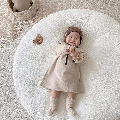 Miniatura 4 de Lovely Kids Play Mat Round Crawling Mat Alfombra de guardería con impresión bordada extraíble lavable bebé alfombra alfombra