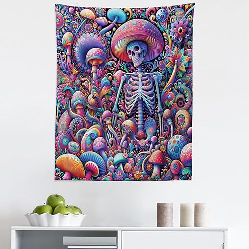 Miniatura 126 de Ambesonne Tapiz de la Torre Eiffel, tamaño Queen, imagen de la Torre Eiffel, París, Francia, coche vintage, calle, nubes oscuras, colcha colgante