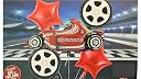 Plushtags Ferrari F1 Racing Car Motorsport Foil Balloons for Events Birthday Party Decoration Party Supplies for Kids/Teens/Adults - Set of 5, Multicolor gallery image