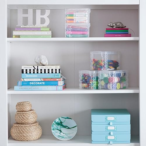 Miniatura 7 de Super Stacker - Caja de fichas de índice de 3 x 5 pulgadas, soporte para notas, colores surtidos, 1 unidad (paquete de 2)