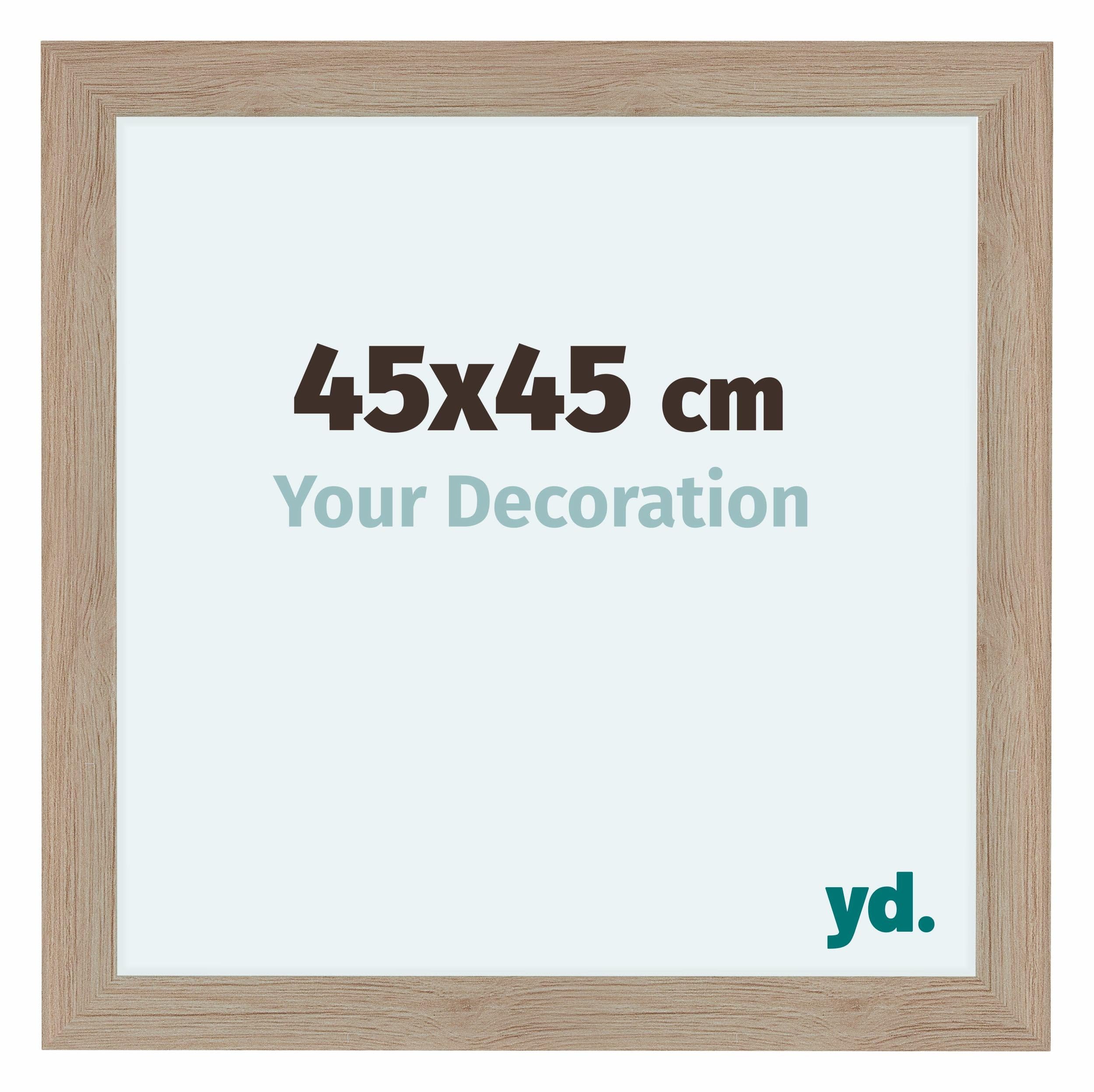 Your Decoration - Picture Frame 45x45 cm - Oak Light - Decorative Wall Frame in MDF with Antireflection - Frame 45x45 - Como — image 1