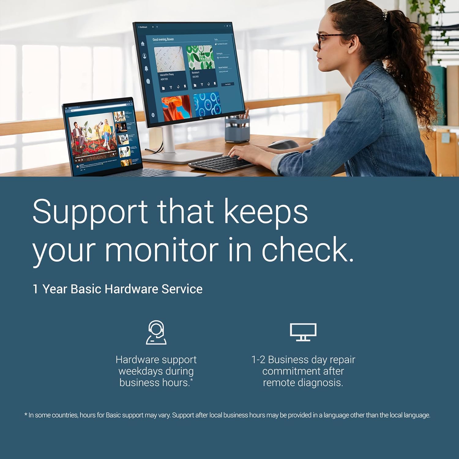 Dell 27 Monitor - SE2725HM - 27-inch Full HD (1920x1080) 16:9 100Hz Display, IPS Panel, 16.70 Million Colors, Anti-Glare, 1 HDMI / 1 VGA Port, TÜV Rheinland 3-Star*, Comfortview Plus - Black - Image 10