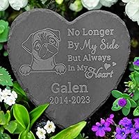 Vista 24 de Piedra conmemorativa del bulldog inglés, regalos conmemorativos de bulldog inglés, regalos para la pérdida del bulldog inglés, regalos