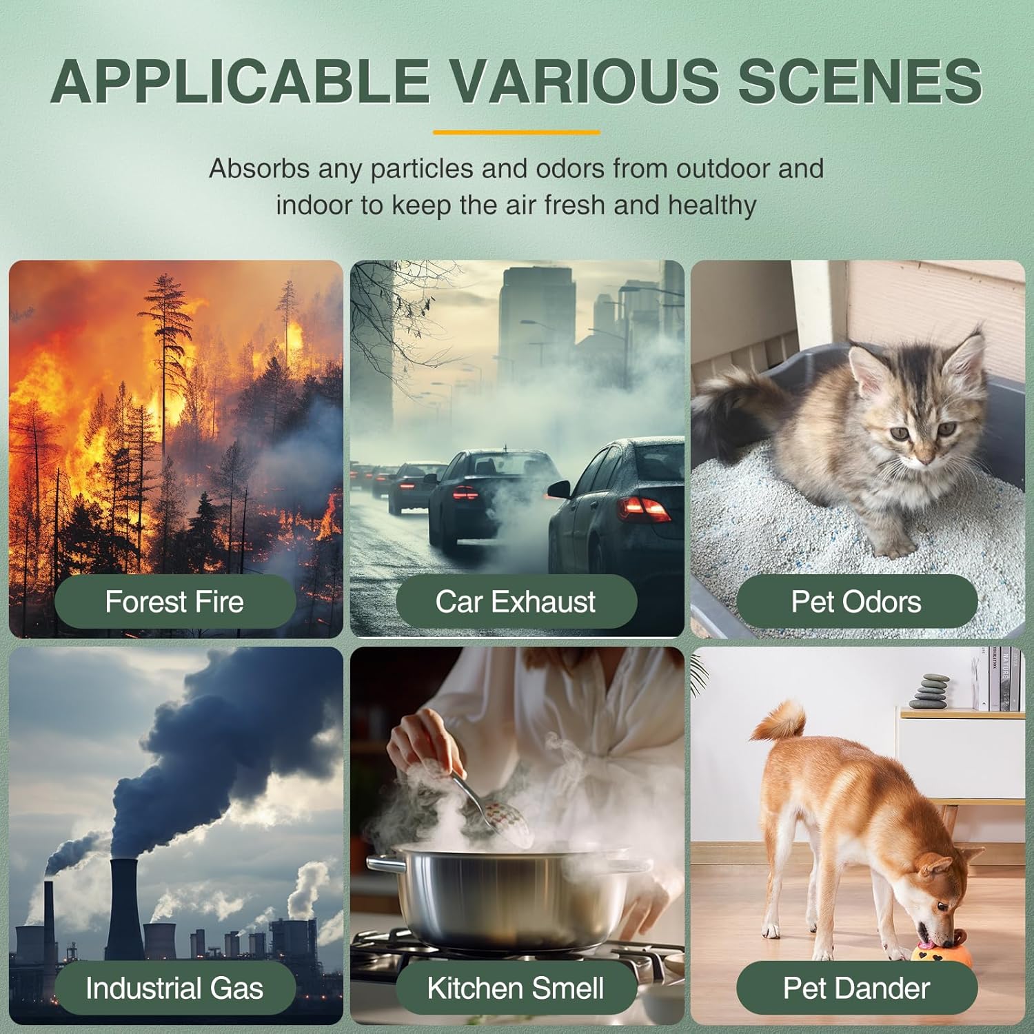 45i Replacement Filter Compatible with Alen BreatheSmart Flex Bh400 & 45i Air Purifier, 3-in-1 45i HEPA Filter with Activated Carbon Pre-Filter, B4-Pure / Fl40, 1 Hepa Filter + 4 Carbon Filters - Image 8