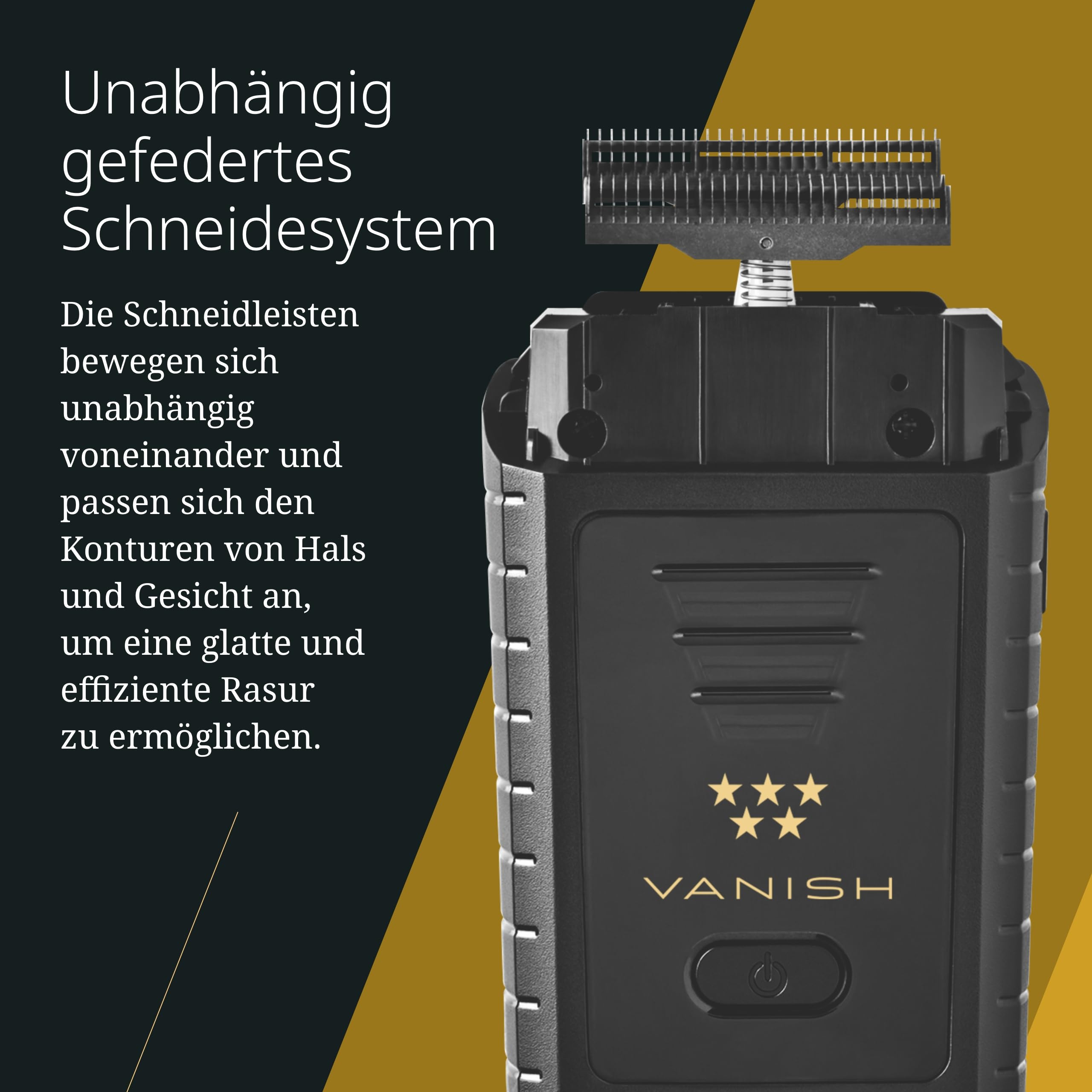 Wahl Vanish - Finishing Tool - Rasierer für eine glatte Rasur & ein sauberes Finish