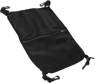 Paddleboard Mesh Pouch and Kayak Deck Organizer Black Mesh Storage Bag for Water Sports with Buckle Design, Surfboard Deck Sundries Holder for Outdoor Paddleboarding