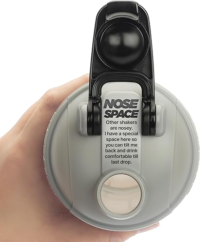 Miniatura 6 de Hydra Cup ProFlow - Paquete de 6 botellas agitadoras de 28 onzas para batidos de proteínas, vasos agitadores con batidor de bola, botella agitadora