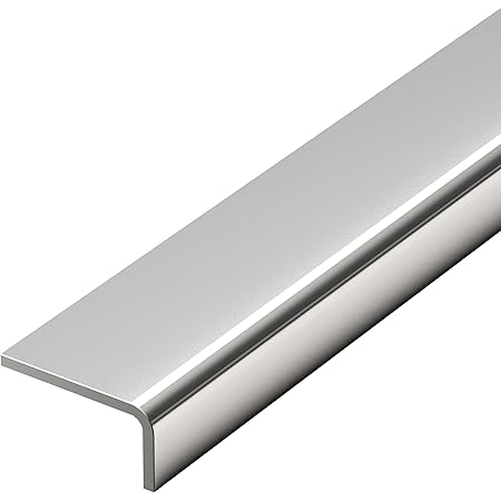 Profilo Angolare In Alluminio Alberts 1000x25x25 Mm - Naturale, Spessore 1.5 Mm Per Fai Da Te