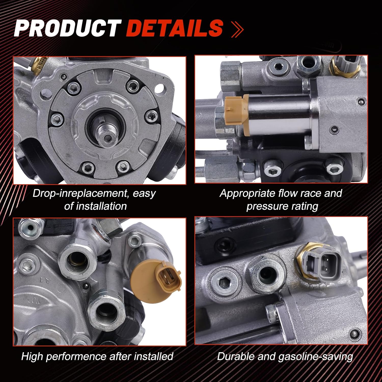 294050-0940 294050-0941 294050-0942 22100-E0530 22100-E0532 Fuel Injection Pump for Hino J08E Engine 2011-15 6 CYL 500 Euro 4 4D56 Trucks
