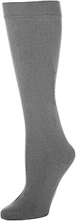 Celeste Stein Therapeutic Graduated Compression Socks, Gray, 20-30 mmHg Regular Calf