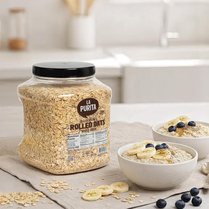 La Purita Avena Tradicional Sin Gluten 53 oz (3.55 lb) miniatura 2