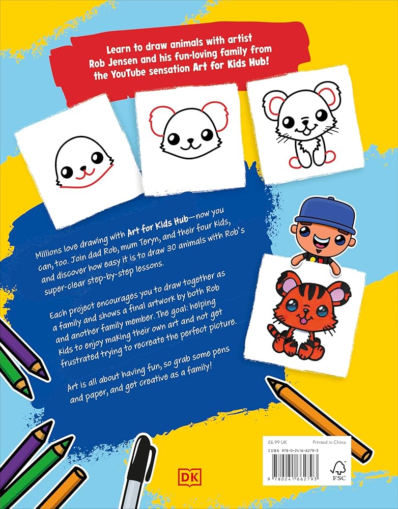 Draw with Art for Kids Hub Animals: Art For Kids Hub, Jensen