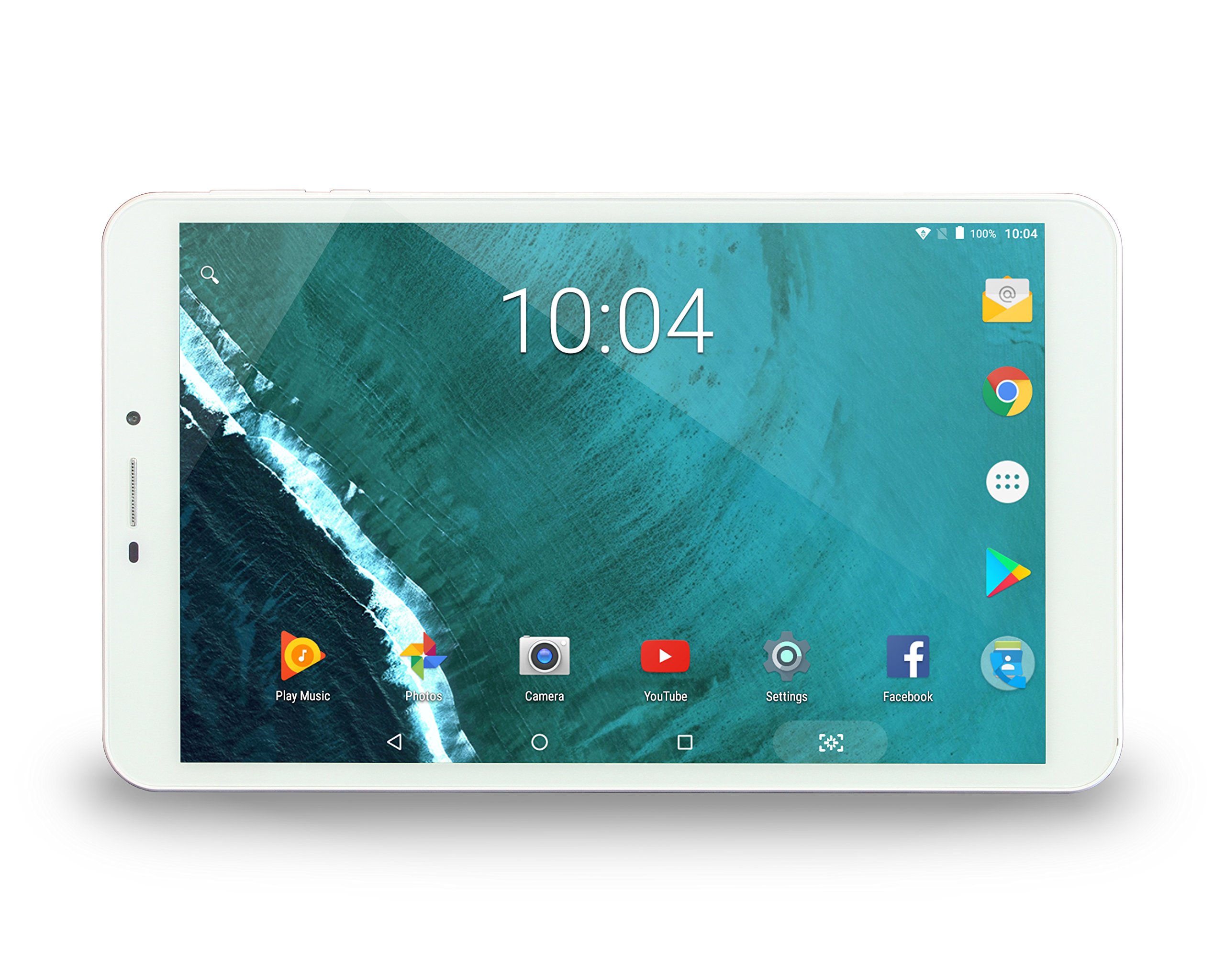 DJC Touchtab6 Lite 8" Android 7.0 Nougat Tablet PC 2nd Generation (IPS HD touchscreen, Quad Core 1.6GHz CPU Processor, 4G/WiFi, 2GB RAM, 16GB Storage, 2MP Dual Camera, Bluetooth, GPS, Metal Shell)