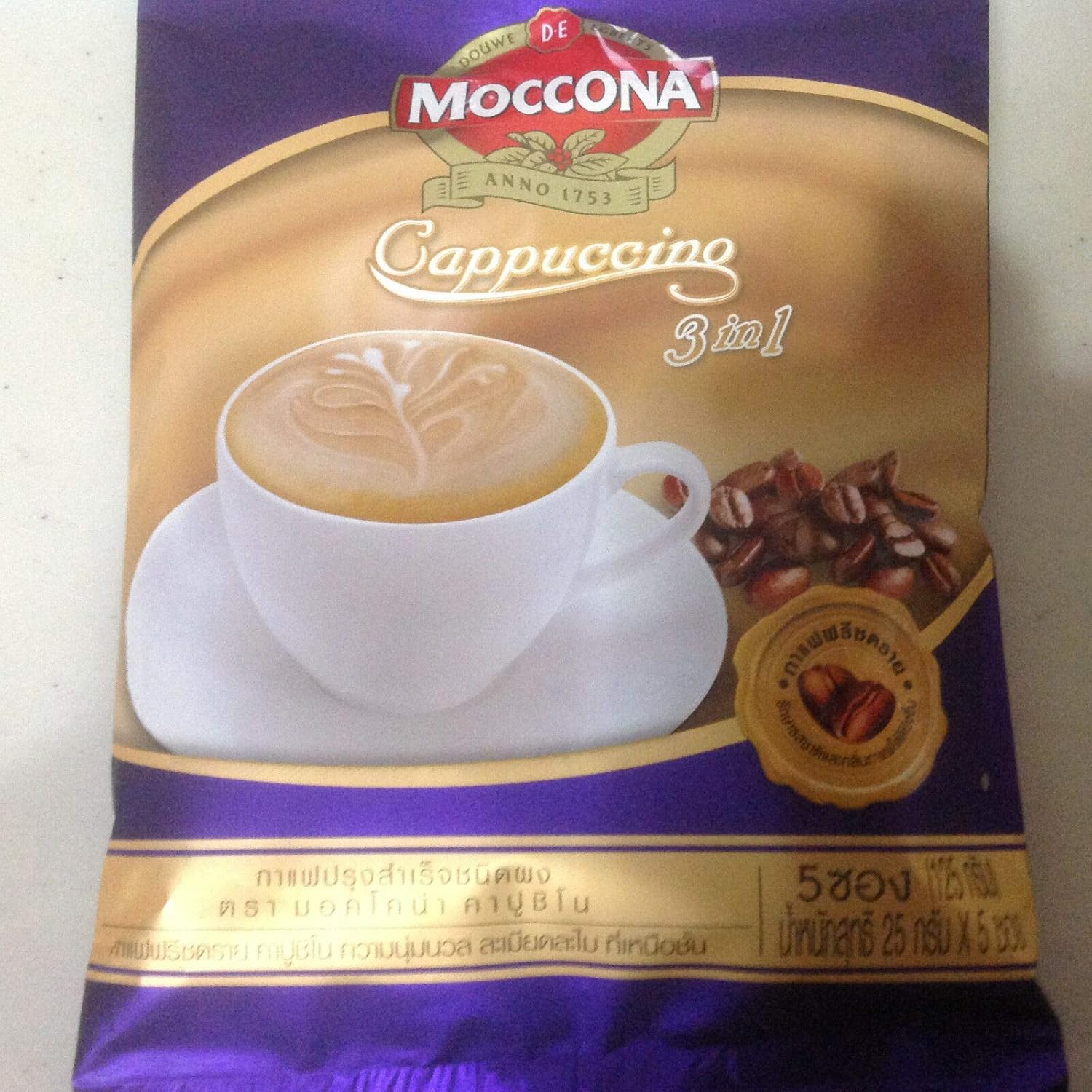 Moccona Trio 3 in 1 Cappuccino 300g ( 12 Sachets