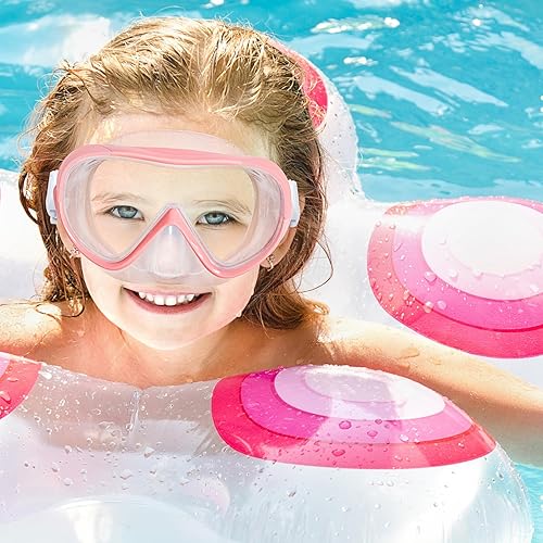 Miniatura 6 de Máscara de buceo para niños, máscara de buceo para niños, gafas de natación antivaho con cubierta para la nariz para esnórquel, buceo, natación