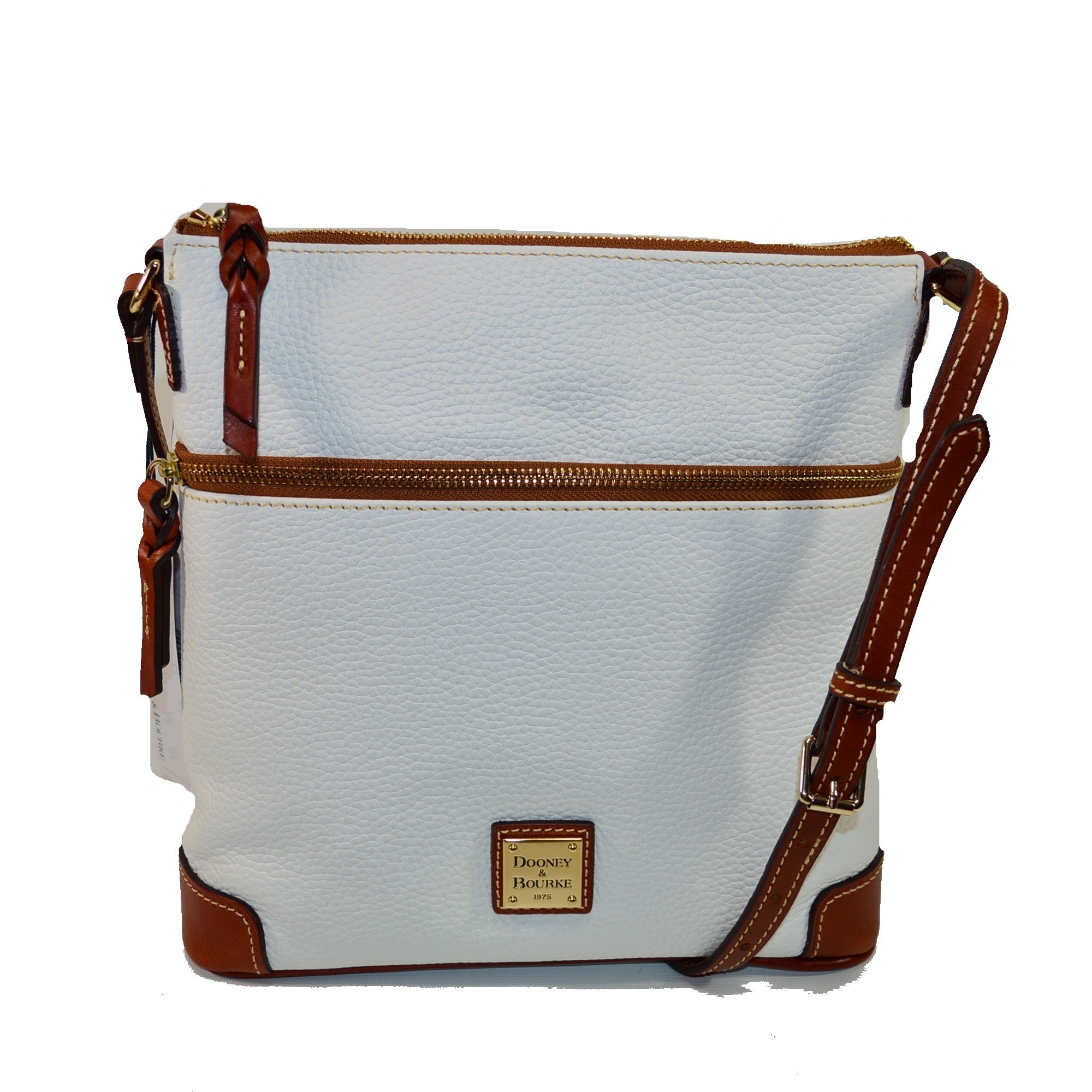 Dooney & Bourke Women's Crossbody in Pebble Grain Leather, Large Handbag with Adjustable Shoulder Strap