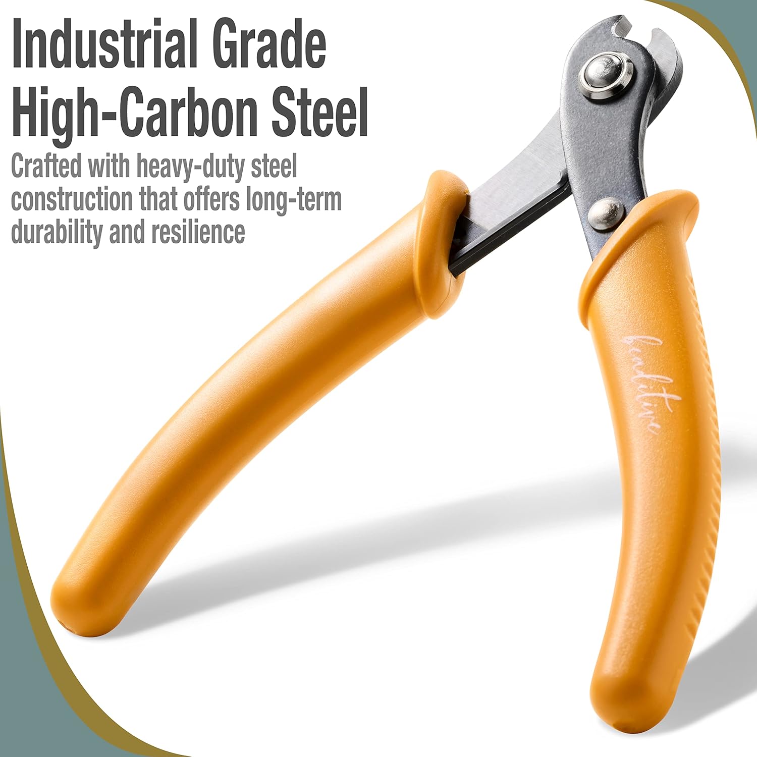 Beaditive Memory Wire Cutter | Jewelry Making, Beading, Crafting | High-Carbon Steel | 5-Inch (Honeycomb)