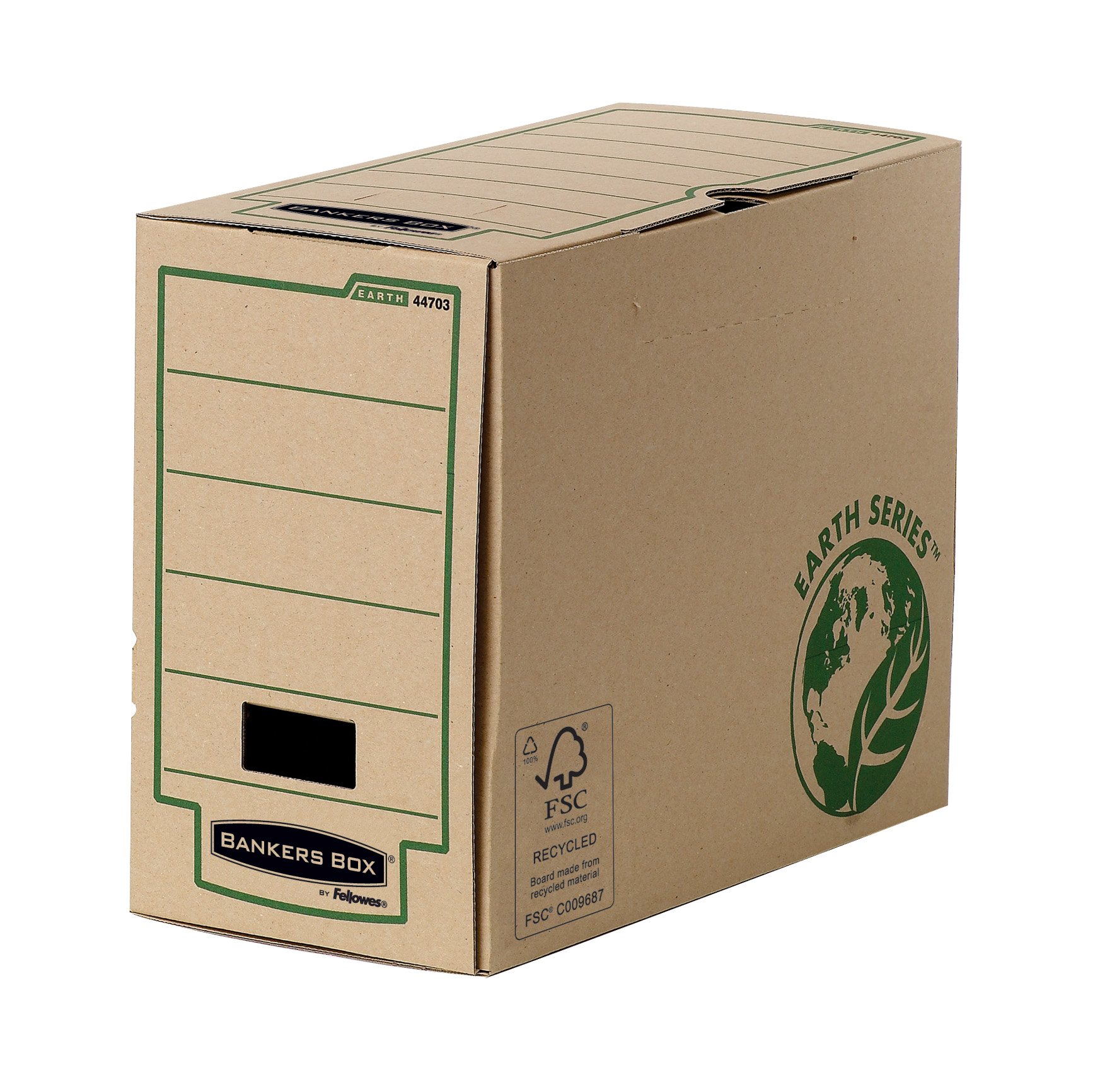 Bankers Box 4470301 Scatola Archivio A4 Earth Series, Dorso 150 mm, FSC, Confezione da 20 Pezzi