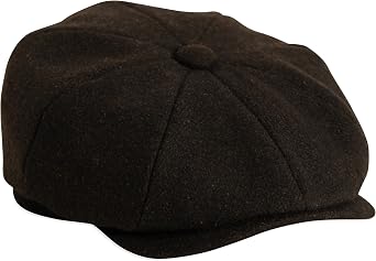 Gamble & Gunn Herringbone Button Top Cap