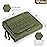 WYNEX Tactical Folding Admin Pouch, Molle Tool Bag of Laser-Cut Design, Utility Organizer EDC Medical Bag Modular Pouches Tactical Attachment Waist Pouch Include U.S Patch Army Green