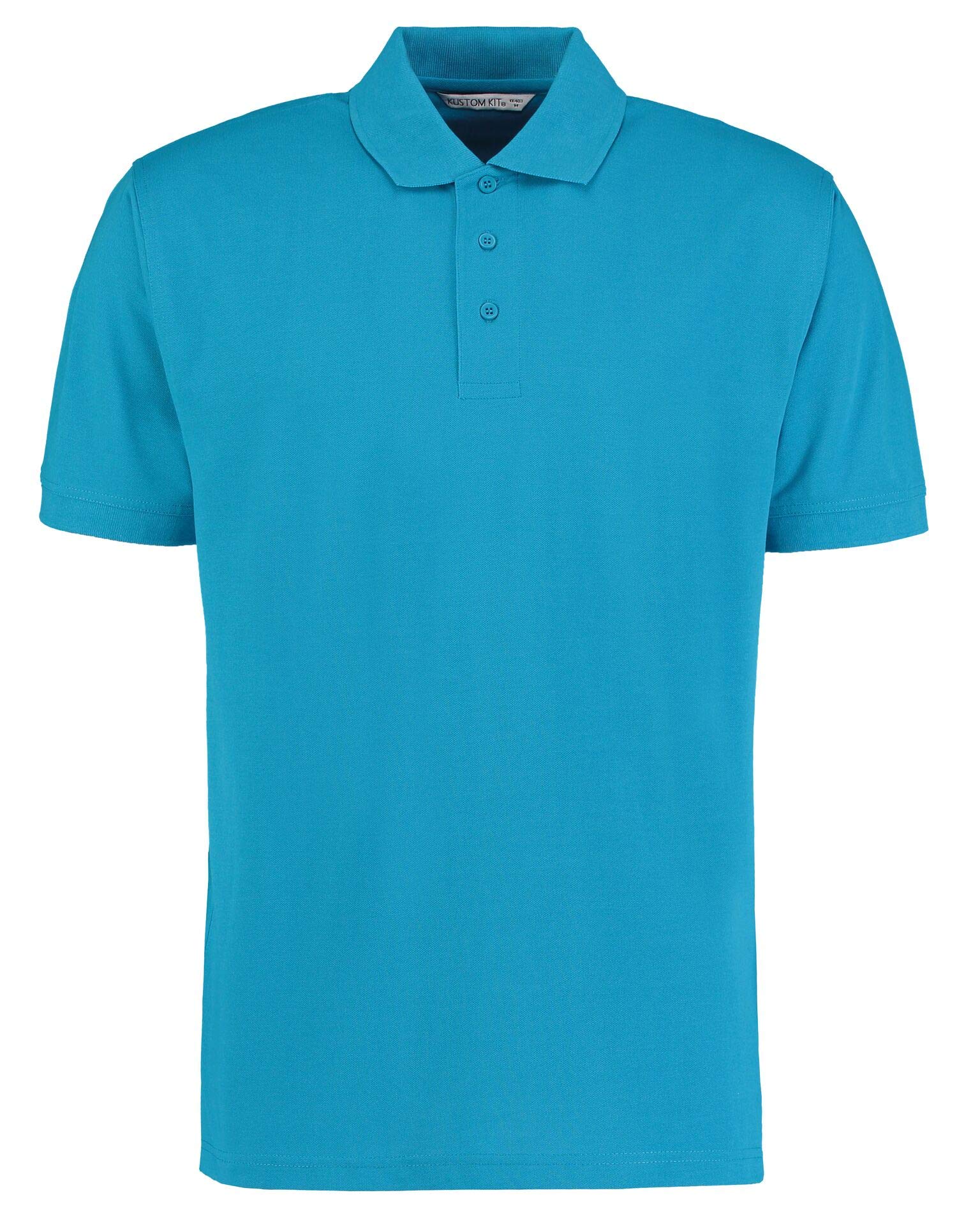 Kustom Kit KK403 Klassic Polo Shirt With 60°c Superwash® Turquoise XL