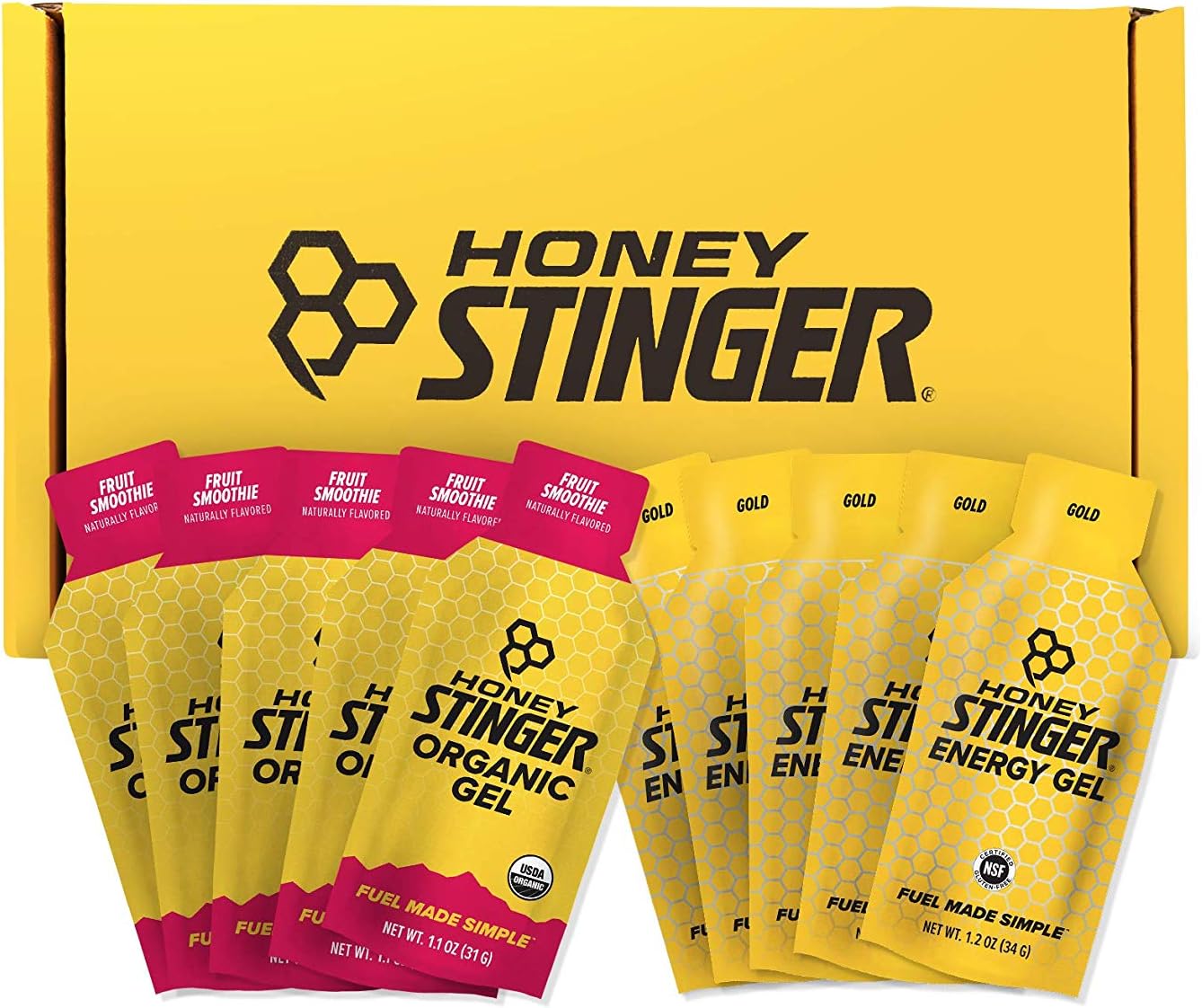 Honey Stinger Energy Gel Variety Pack 5 Packs Each of