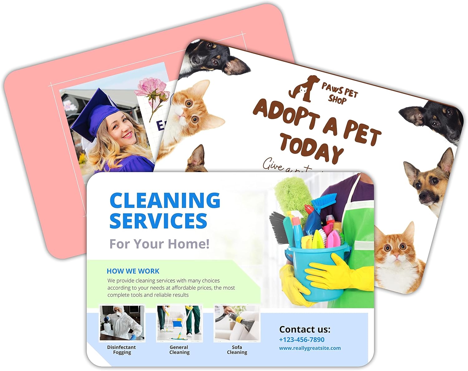 Pack of Two(2) Custom Car Magnets with Rounded Corners, Personalize Your Message! Full Color - Digital Print (Choose Your Color) - Great for Commercial or Marketing Vehicles (24x18)