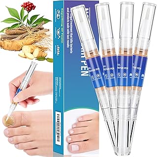 4 Pack Toenail Fungus Pen, Toenail Fungus Treatment Extra Strength Pen, More Pure Natural Plant Extracts, Fungi Nail Pen Antifungal Repair for Damaged Nails