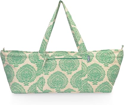 Yoga-Mad Large Yoga Mat Bag | Full Zip Yoga Bag | Unisex Carrier | Stores Mat and Accessories | Suitable for Pilates, Yoga, Gym, Fits Most Mat Sizes