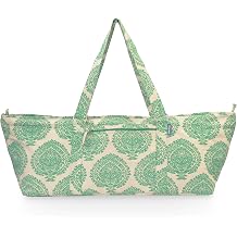 Yoga-Mad Large Yoga Mat Bag | Full Zip Yoga Bag | Unisex Carrier | Stores Mat and Accessories | Suitable for Pilates, Yoga, Gym, Fits Most Mat Sizes