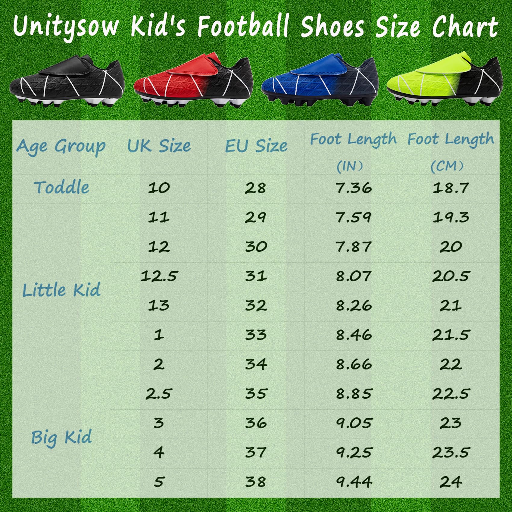 Zapatos de Fútbol Niño Calzado Profesional Entrenamiento Deporte Zapatillas de Fútbol Tacos de Fútbol Botas de Futbol Niños