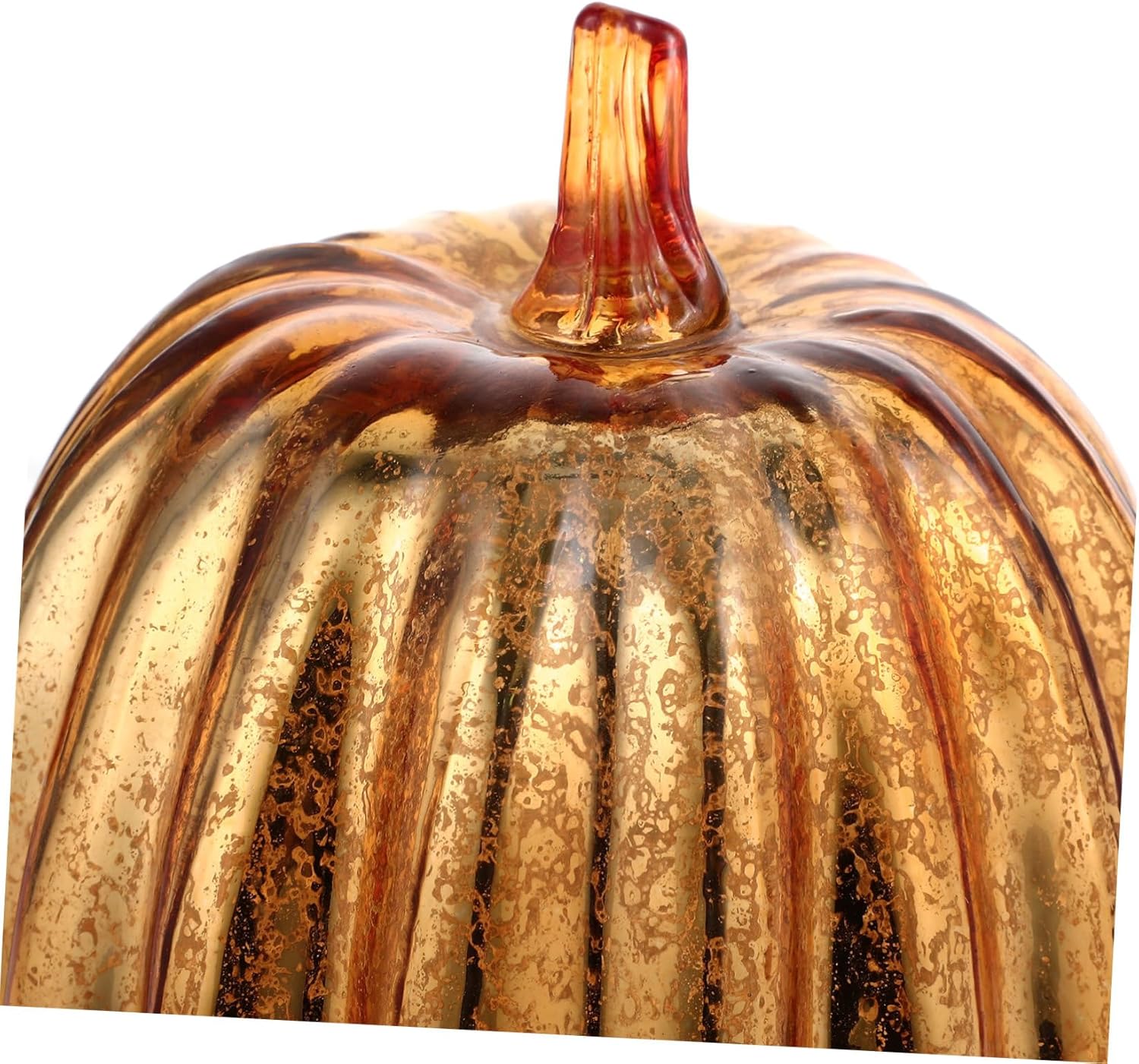 DOITOOL 1pc Halloween Decorative Pumpkin Glass Light Unique Glass Pumpkin Lamp for Festive Atmosphere for Parties Boys and Girls and Family Celebrations Battery Not Included