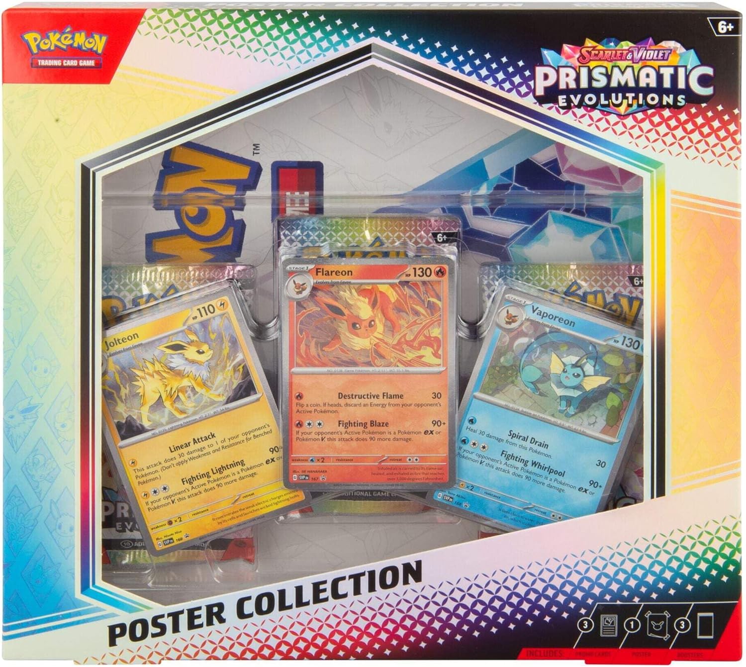 Pokemon TCG: Scarlet & Violet—Prismatic Evolutions Poster Collection