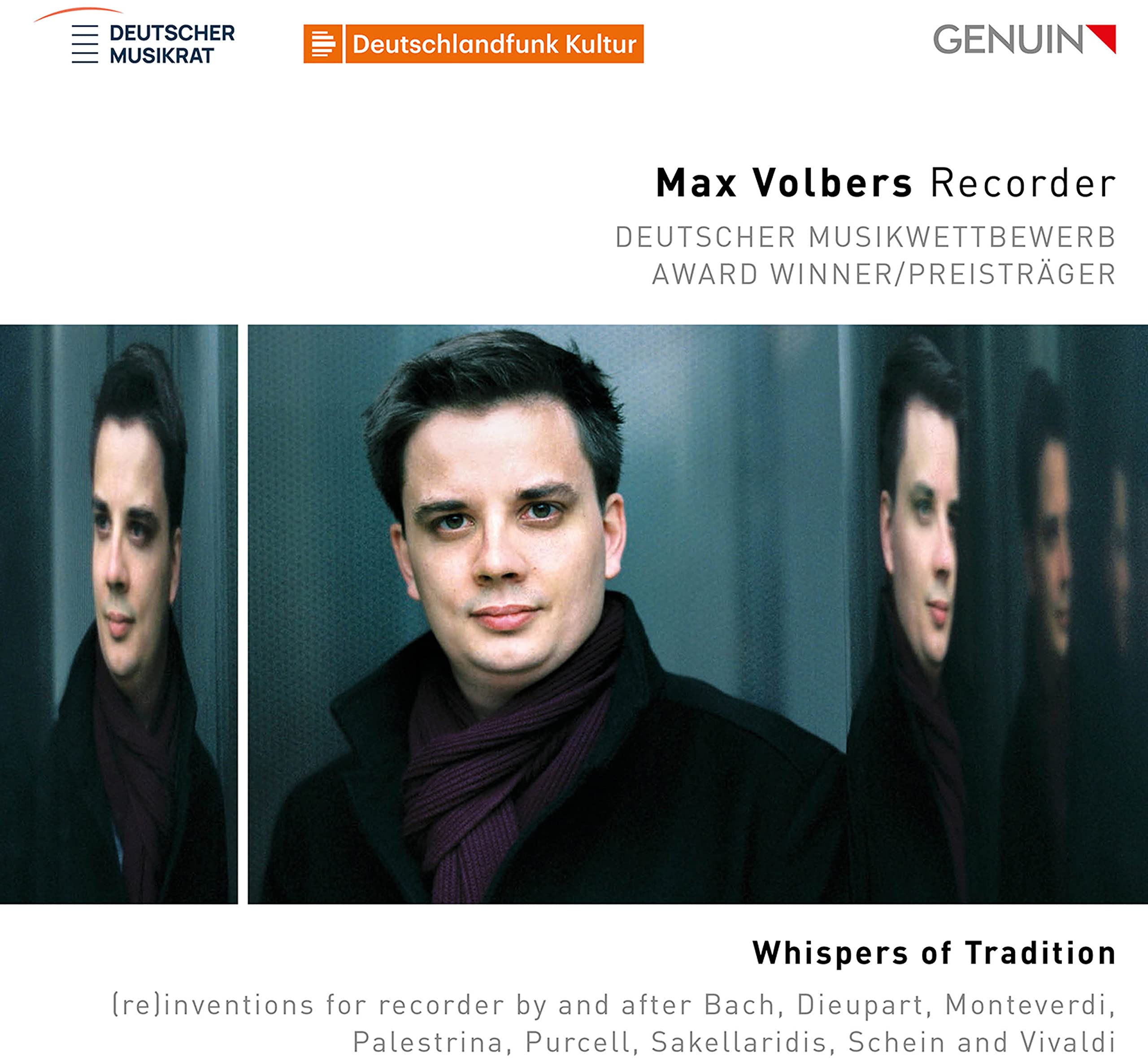 Whispers of Tradition: (re)inventions for recorder by and after Bach, Dieupart, Monteverdi, Palestrina, Purcell, Sakella