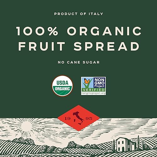 Miniatura 6 de Bionaturae Crema orgánica de fruta de cereza ácida, gelatina orgánica, sin OMG, certificado USDA, sin azúcar añadido, sin conservantes, mermelada de