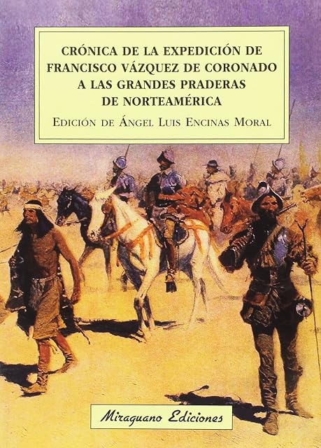 Portada de Crónica de la expedición de Francisco Vázquez de Coronado a las grandes praderas de Norteamérica