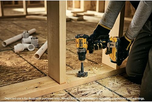 Miniatura 13 de DEWALT - Kit de destornillador inalámbrico sin escobillas de 20 V MAX XR de 12 pulgada con baterías y cargador DEWALT POWERPACK (DCD801QQ2)