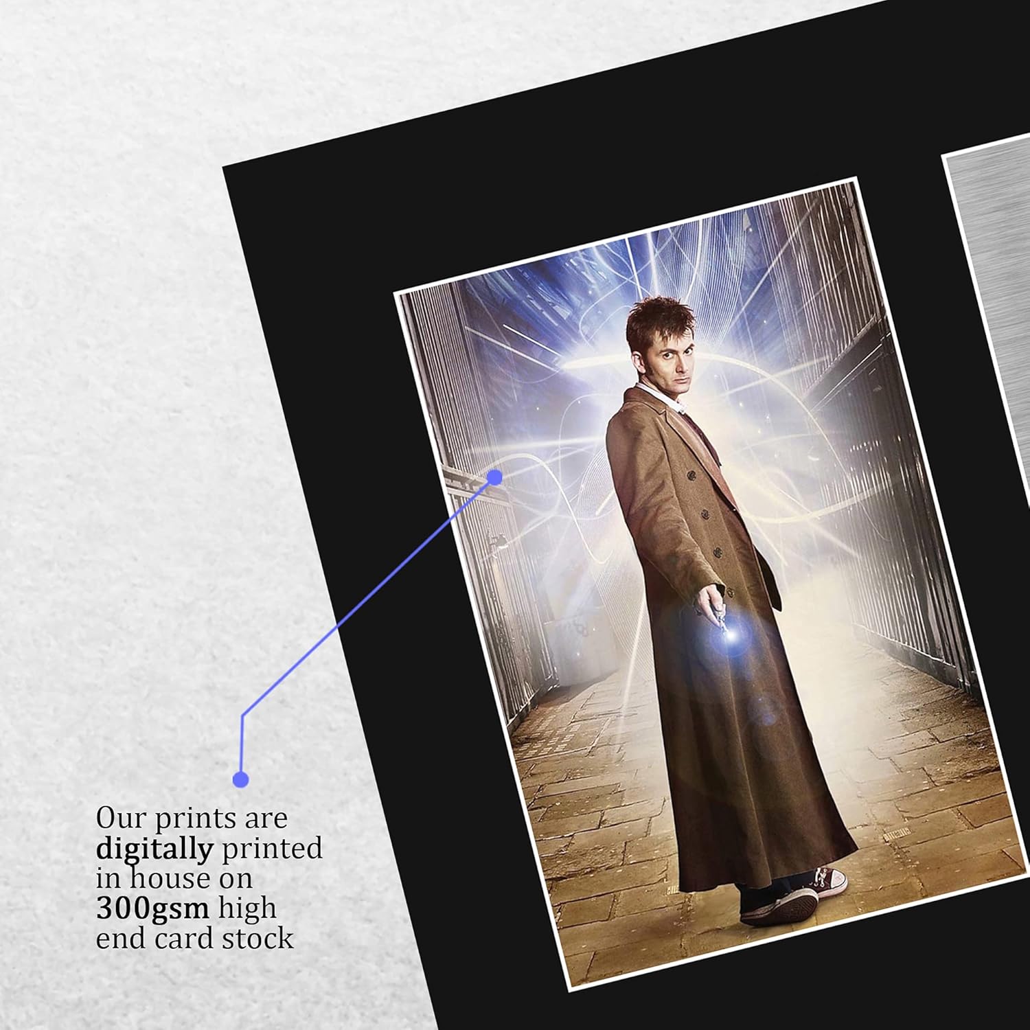 HWC Trading David Tennant Dr Who Gifts USL Printed Signed Autograph Picture for TV Show Fans - US Letter Size - Image 4