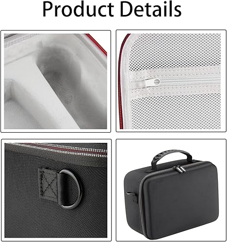 Miniatura 5 de Funda rígida impermeable Mini 4 Pro, bolsa de almacenamiento DJI Mini 4 Pro, compatible con controladores DJI RC 2 o DJI RC-N2 y otros accesorios