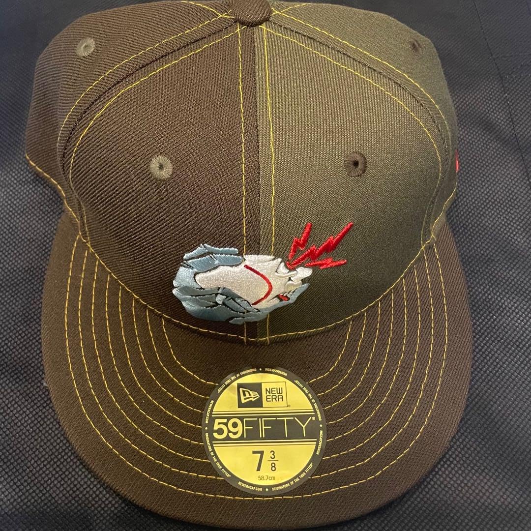 Amazon.co.jp: newera 59FIFTY くっきーボールフィンガーロゴ 