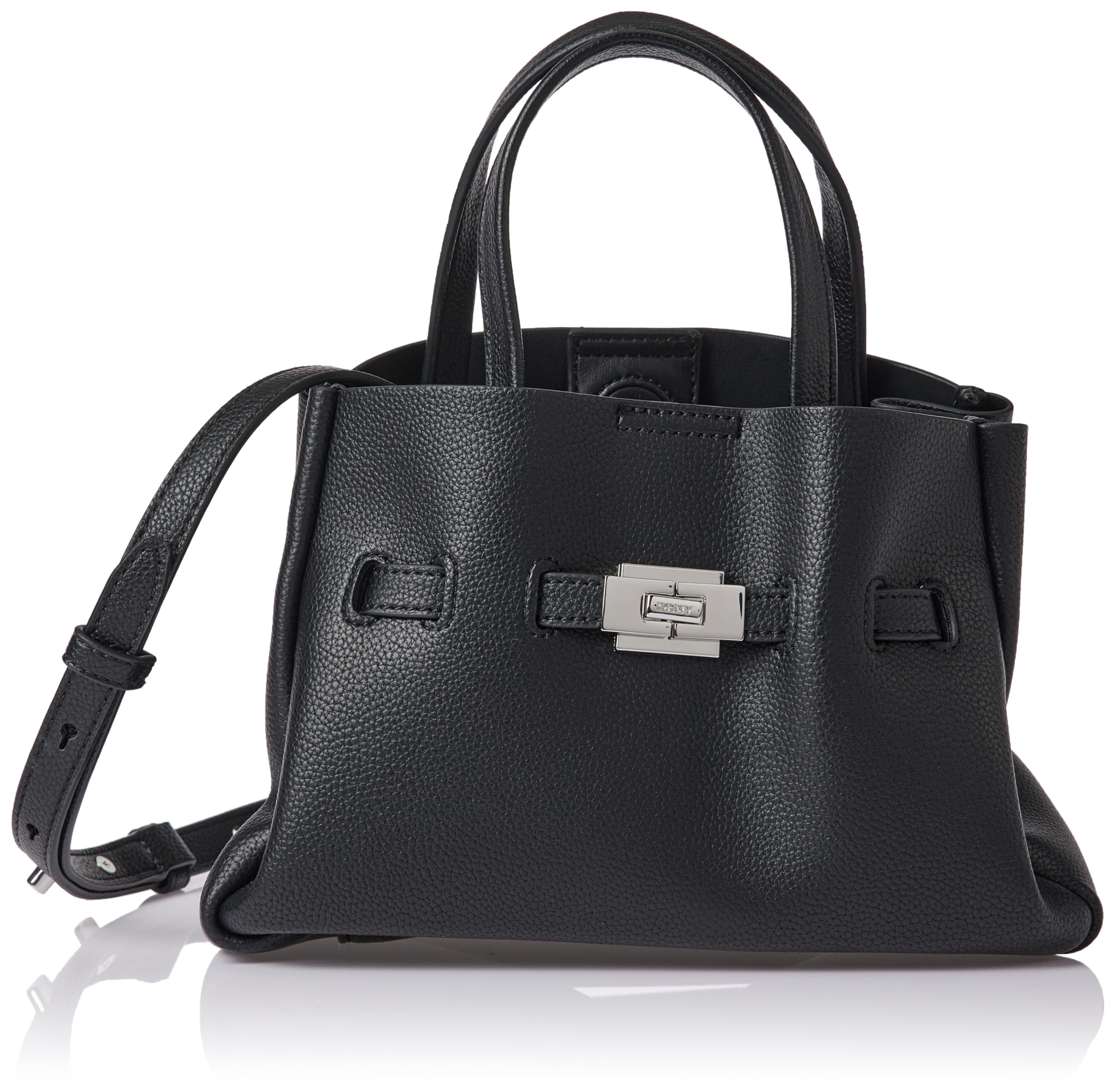 

                                                    DKNY Women's Bryar Small Satchel Bag, Black/Silver