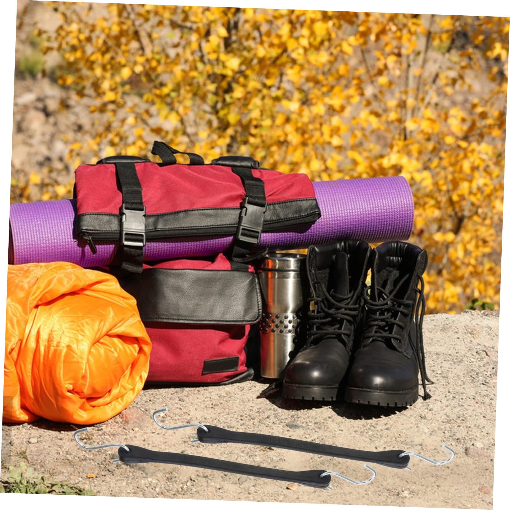 10stücke Gepäckgurte mit Haken zur Befestigung von Gepäck für Reisen und Outdoor-aktivitäten Robuste und Zuverlässige Gepäckverbindungsgurte für Koffer und Reisegepäck
